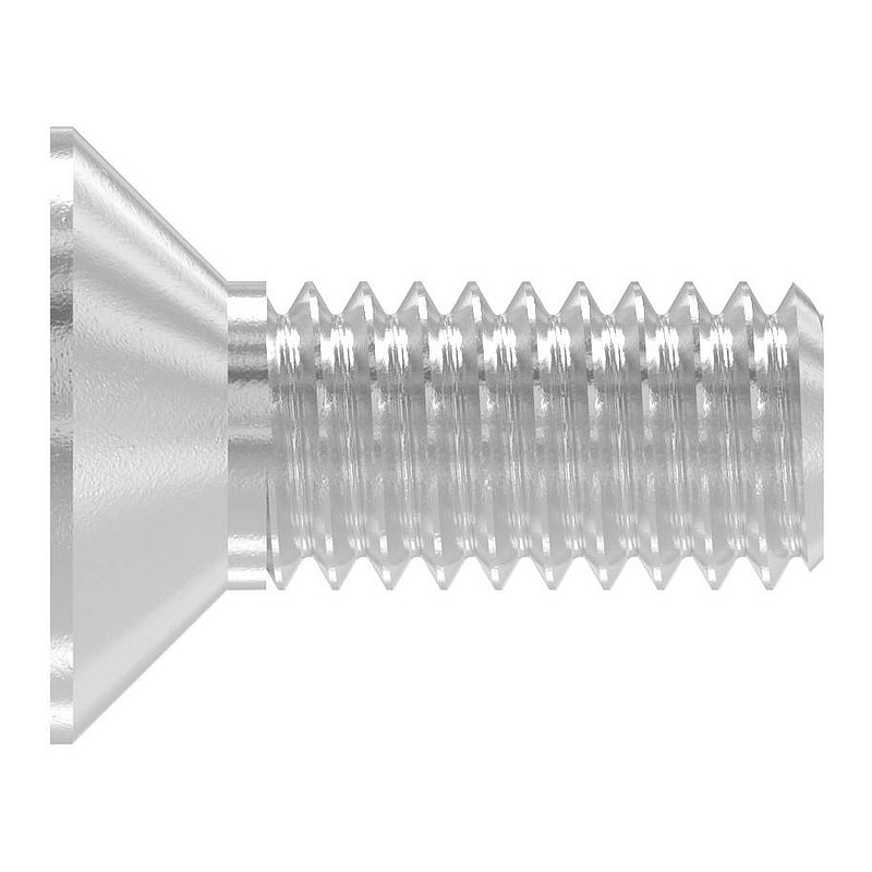 Countersunk head screw M4x10, AISI316, ISO 10642