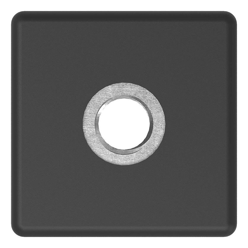 Kunststoffkappe für Quadratrohr 30x30mm mit M8