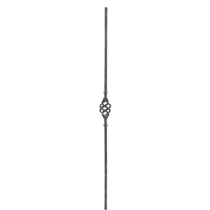 Zirbelstab 12x12mm, glatt, H: 900mm