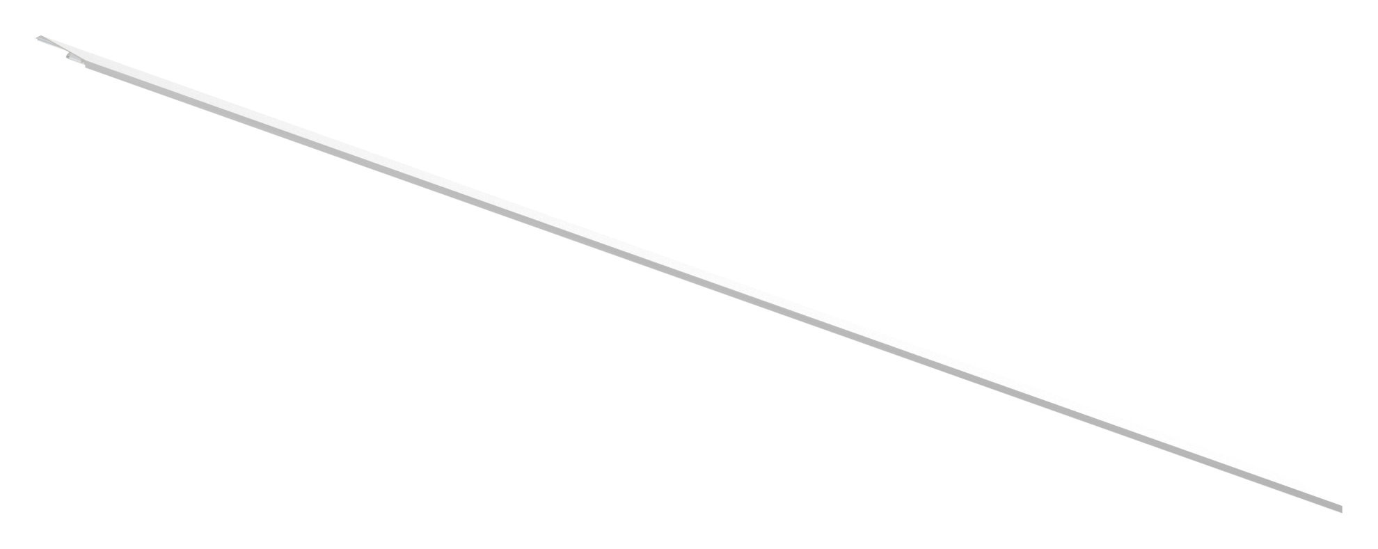 Design-Abdeckung für eleganza canopy, L: 2205mm, Aluminium E4/EV1 Design-Abdeckung für eleganza canopy, L: 2205mm, Aluminium E4/EV1