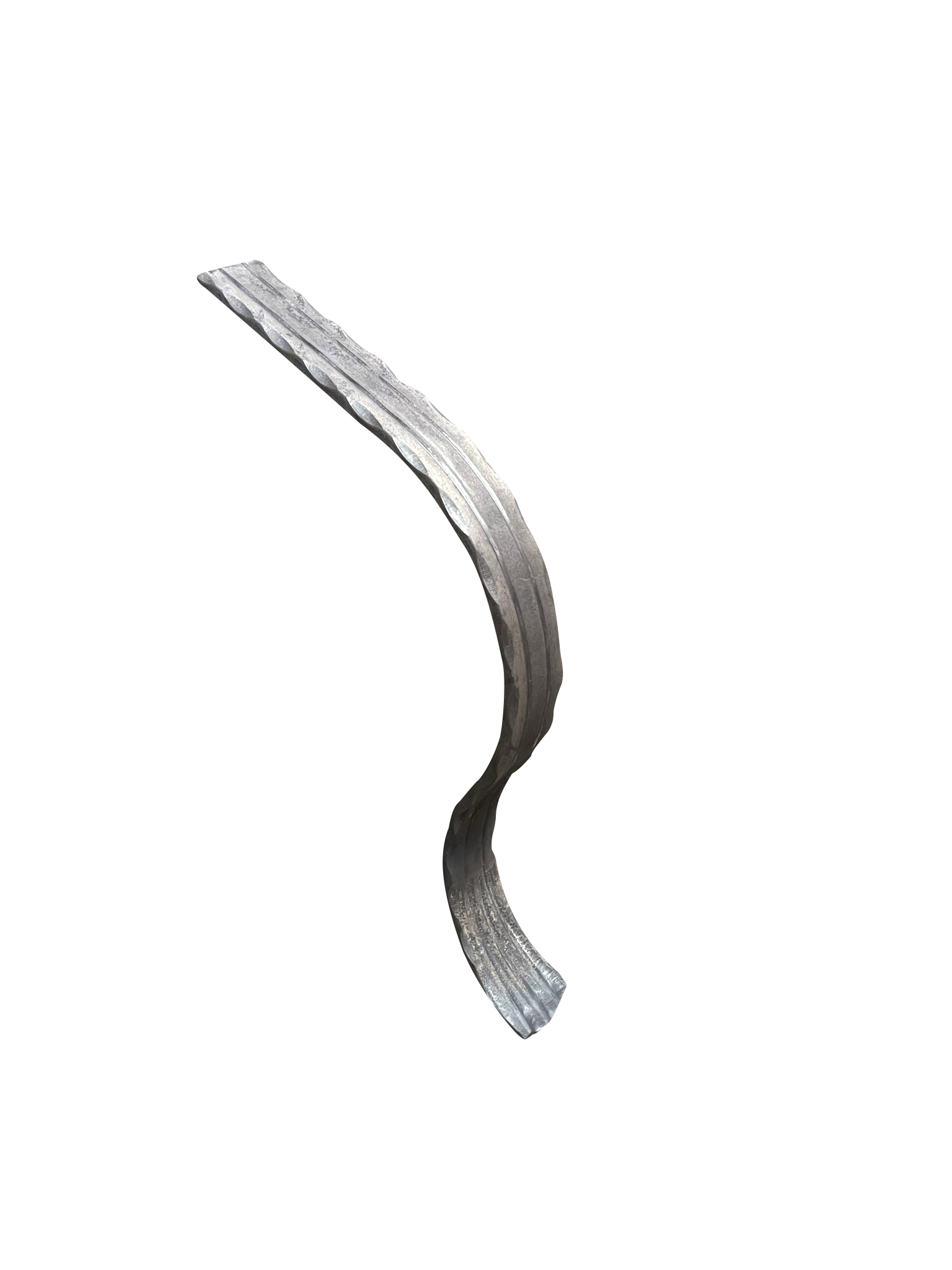 Handlaufanfänger S235JR, 40x8mm, geschwungen