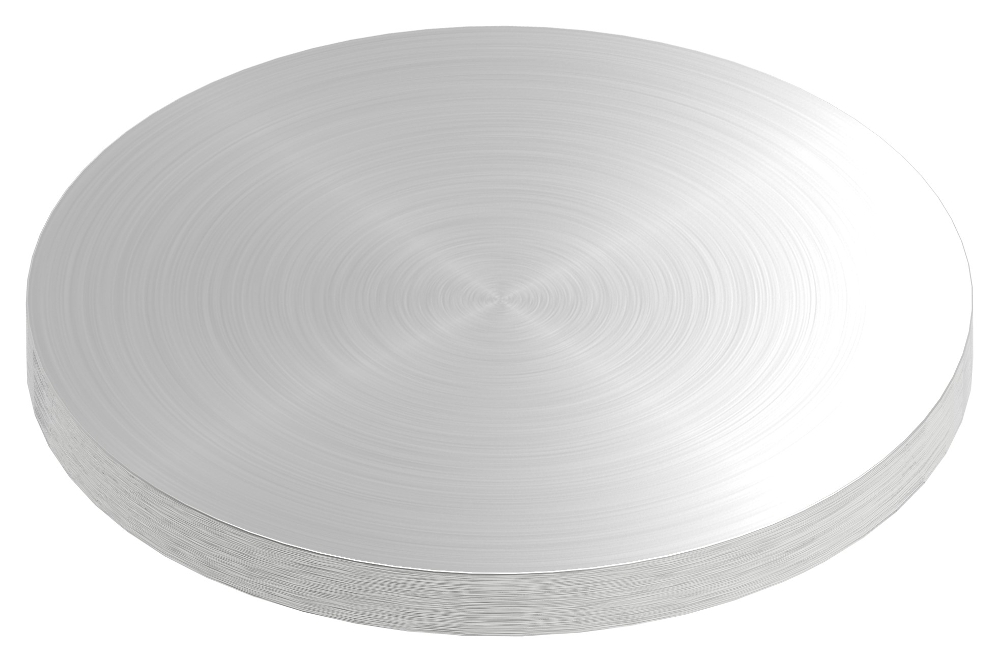 Ronde Ø 100x8mm, mit Rundschliff, V2A