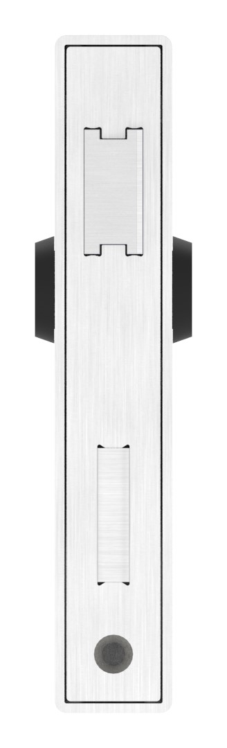 Edelstahlschlosskasten mit verzinktem Schloss, Abmessung: 30x60x173mm Edelstahlschlosskasten mit verzinktem Schloss, Abmessung: 30x60x173mm