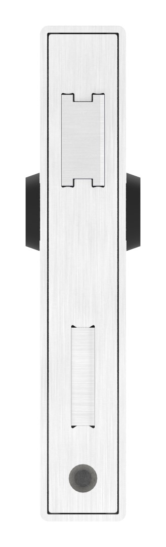 Edelstahlschlosskasten mit verzinktem Schloss, Abmessung: 30x60x173mm