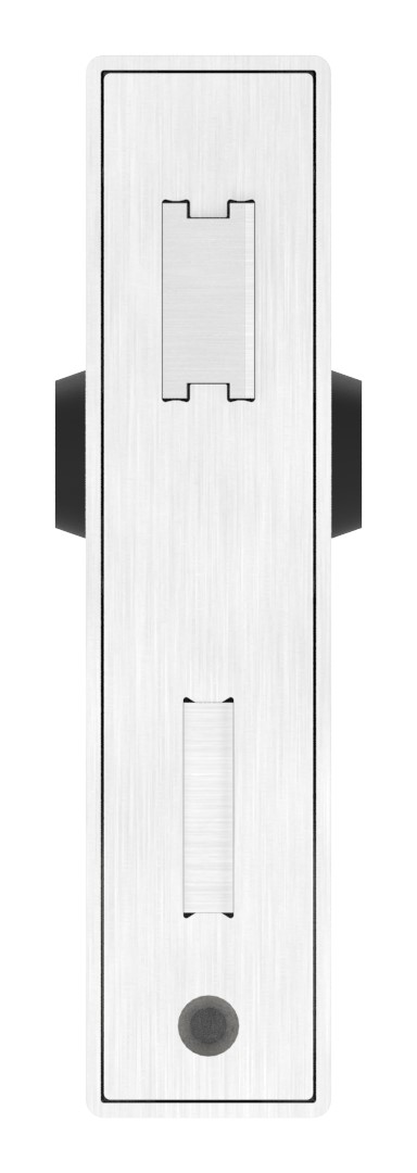 Edelstahlschlosskasten mit verzinktem Schloss, Abmessung: 40x60x173mm Edelstahlschlosskasten mit verzinktem Schloss, Abmessung: 40x60x173mm