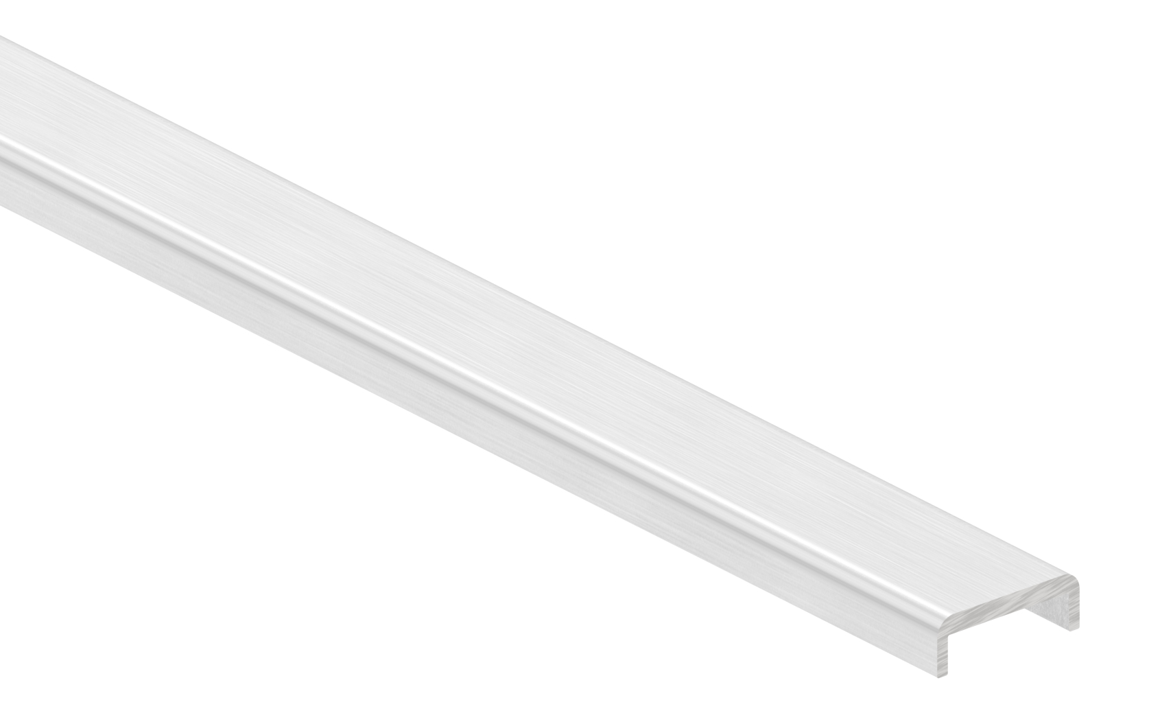 Kantenschutz EXTRA SLIM, für Glas 12,00 - 13,52mm, L: 2000mm, Aluminium E4/EV1