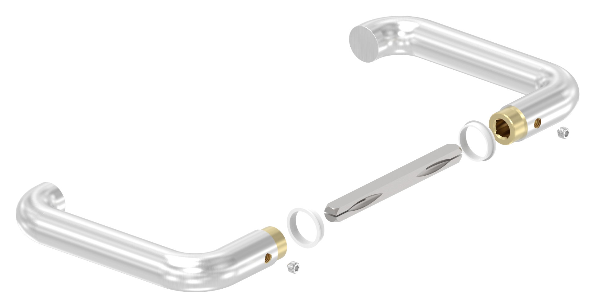 Türdrücker-Paar, V2A