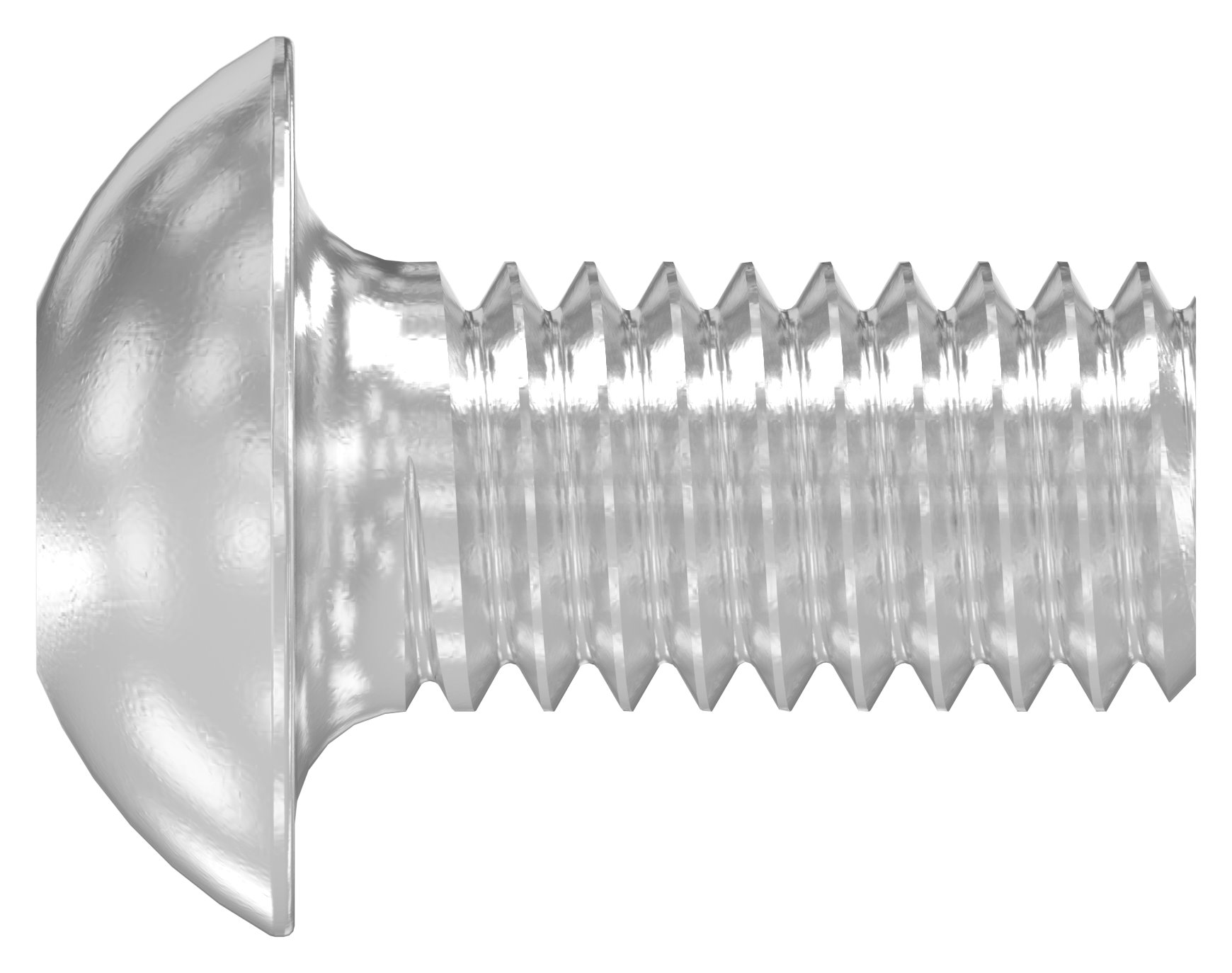 Flachkopfschraube mit Innensechskant M4x8, V2A, ISO 7380, einzeln