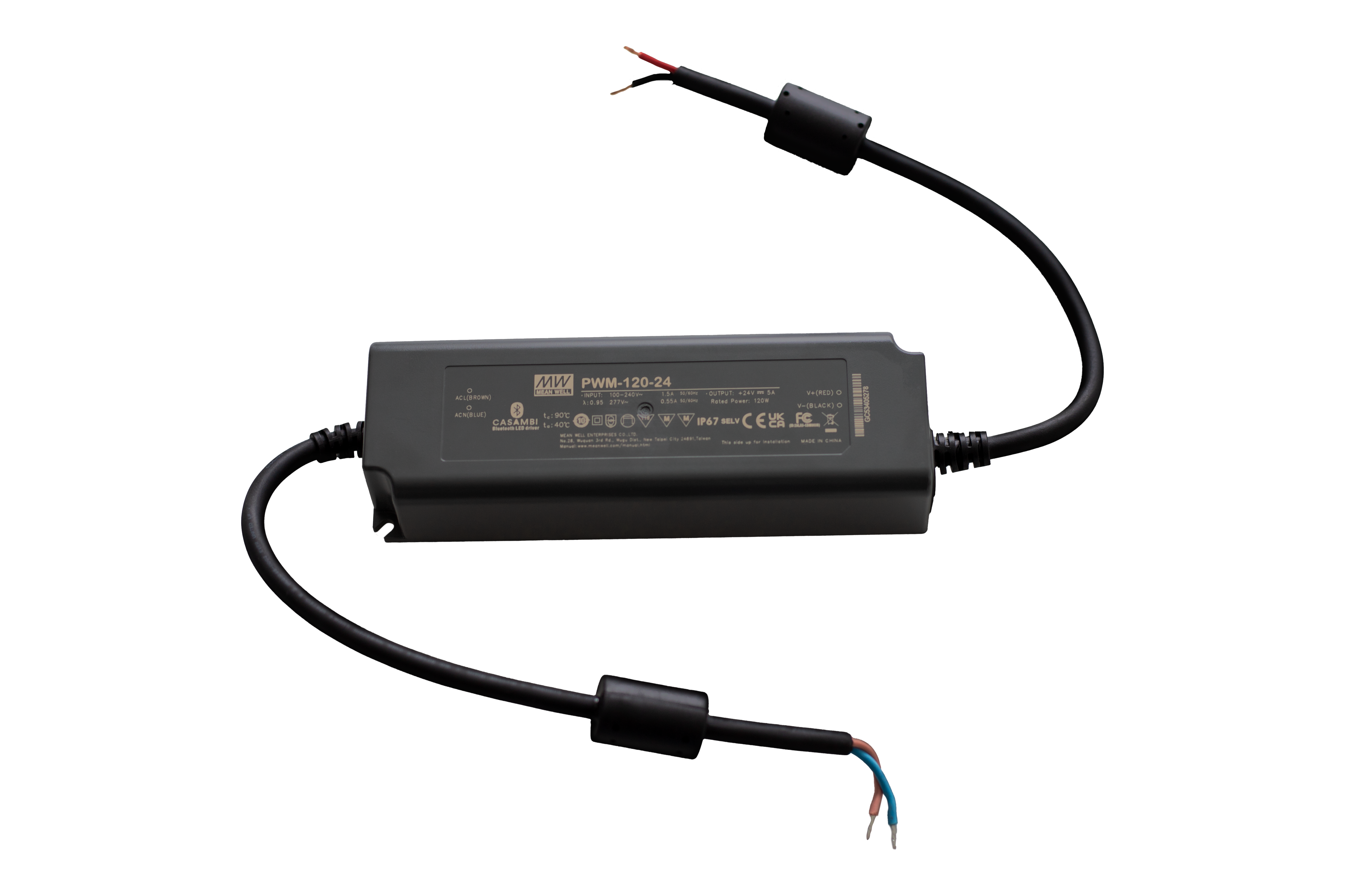 LED-Netzgerät mit Bluetoothfunktion, 24V, 120W, IP67