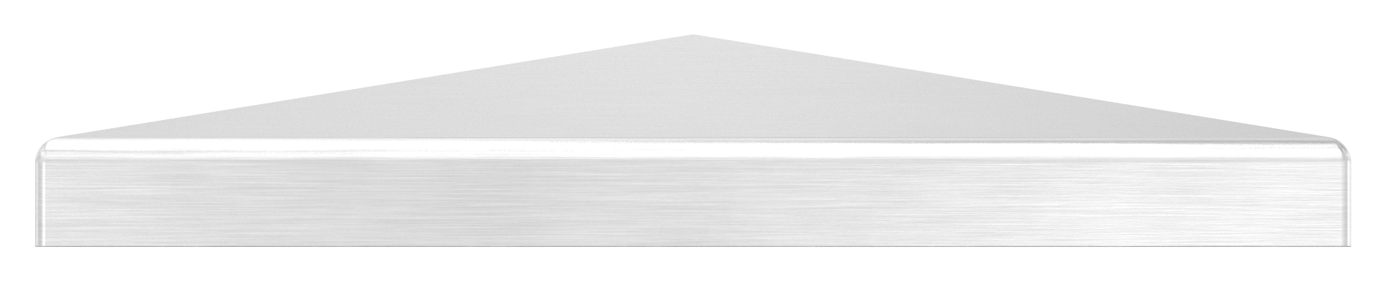 Pyramidenkappe, für Rohr 120x120mm, V2A