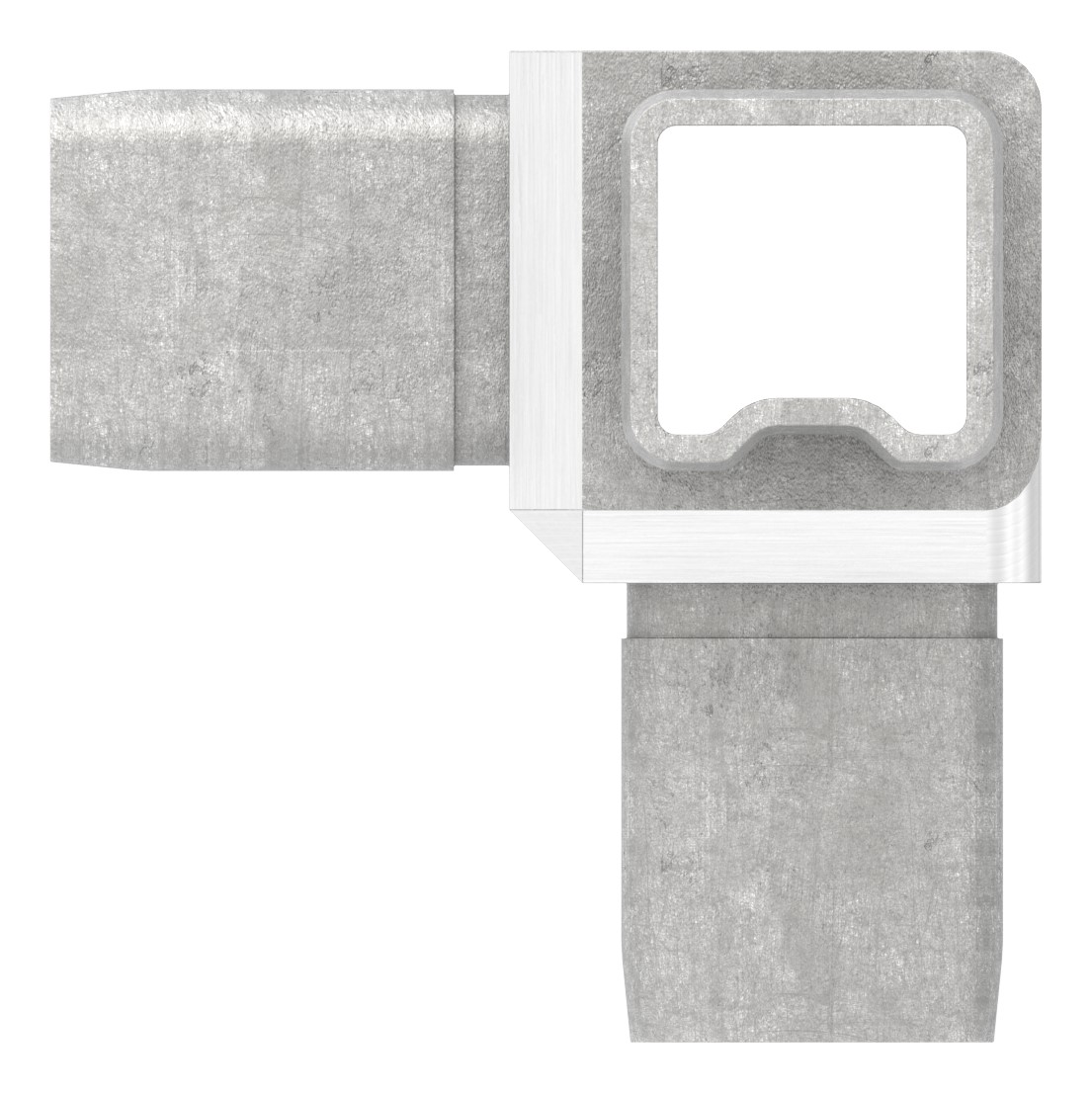 Verbinder für Rohr 25x25x2,00mm, V4A