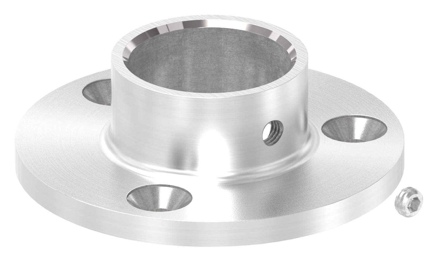 Wand- und Bodenanker, für Rohr 26,9mm, V2A