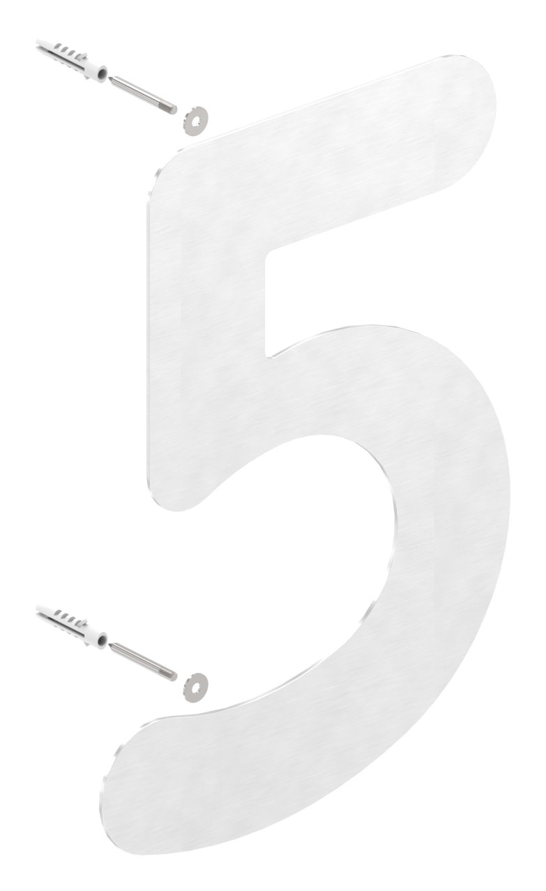 Hausnummer 5 - "groß", V2A