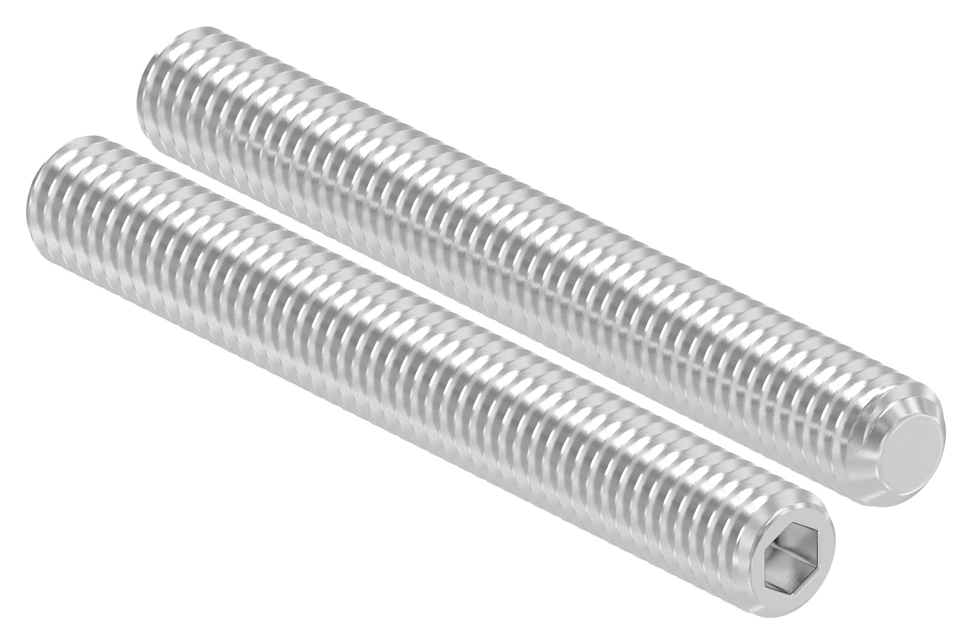 Gewindestift M6 x 60, A2, DIN 913 / ISO 4026