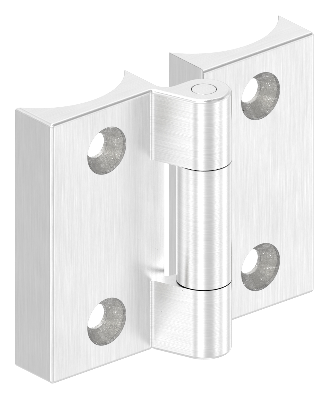 Scharnier, passend zu Torriegel für Rohr 42,4mm, V4A
