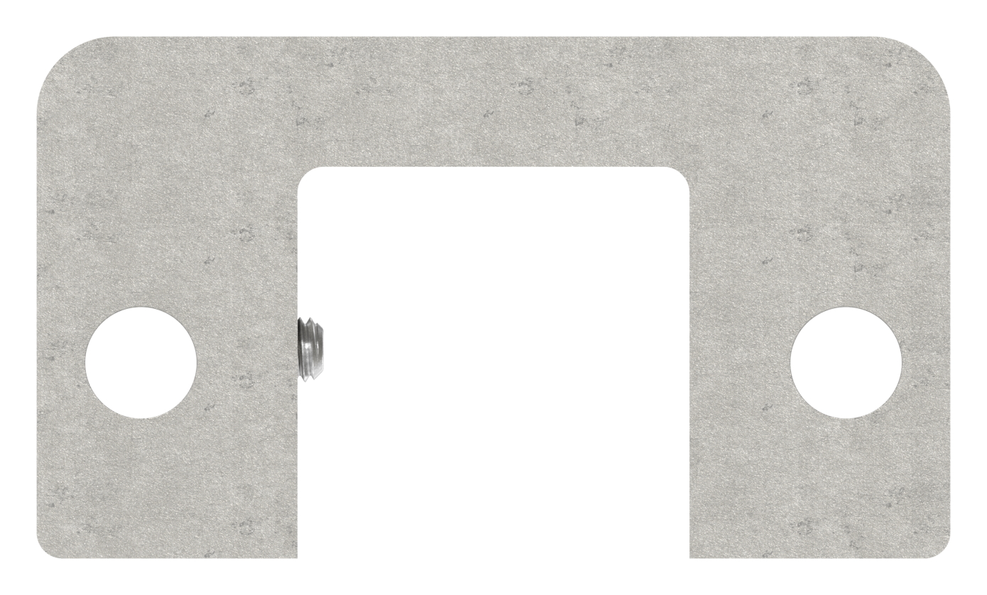 Wandhalterung für Edelstahl-U-Profil 80530-XXX, V4A