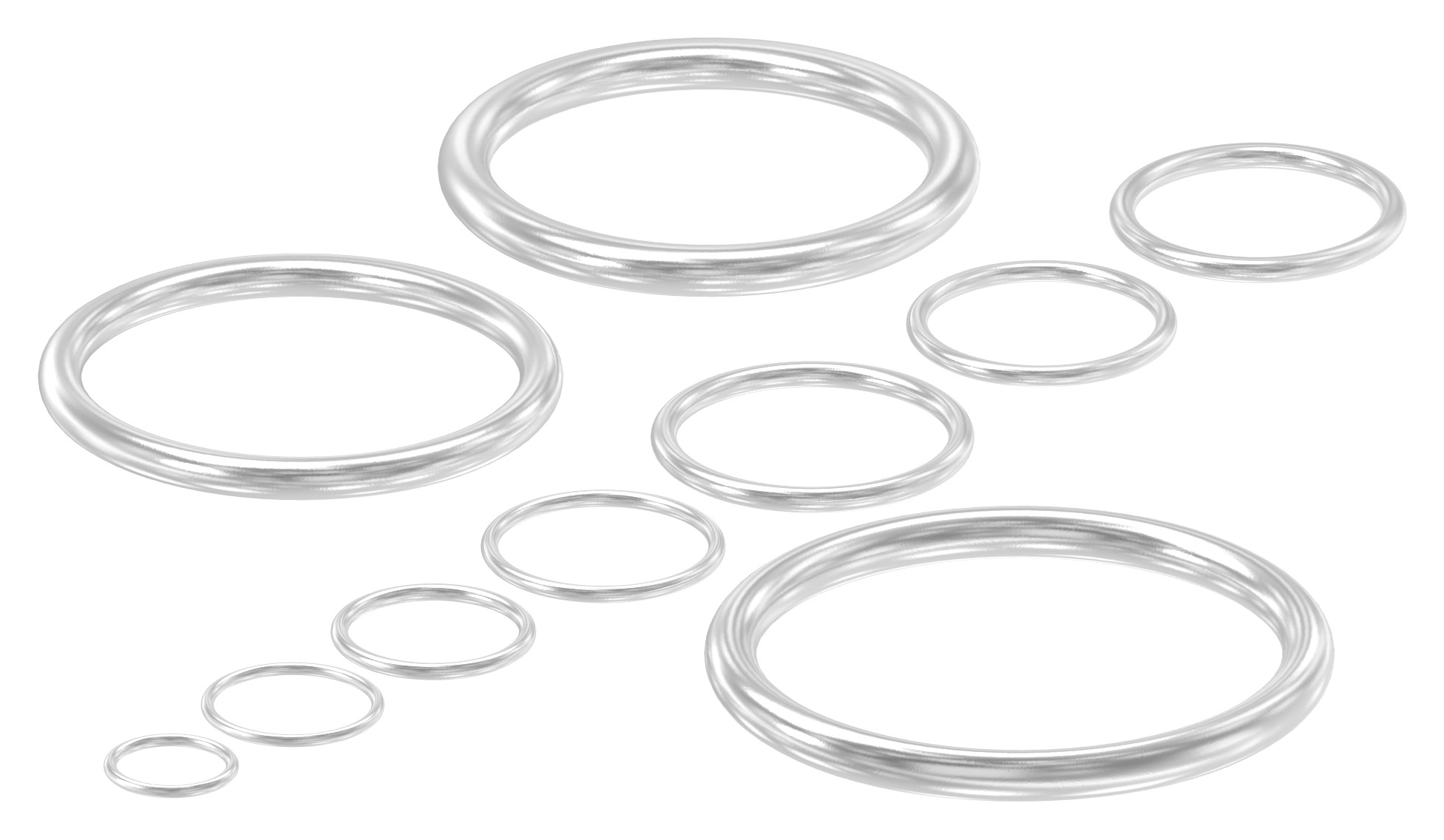 Ring, AußenØ: 120mm, V2A