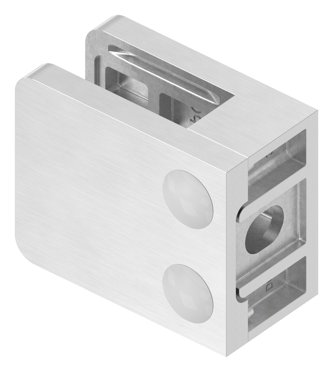 Glasklemme Mod. 36, Anschluss: gerade, in V4A