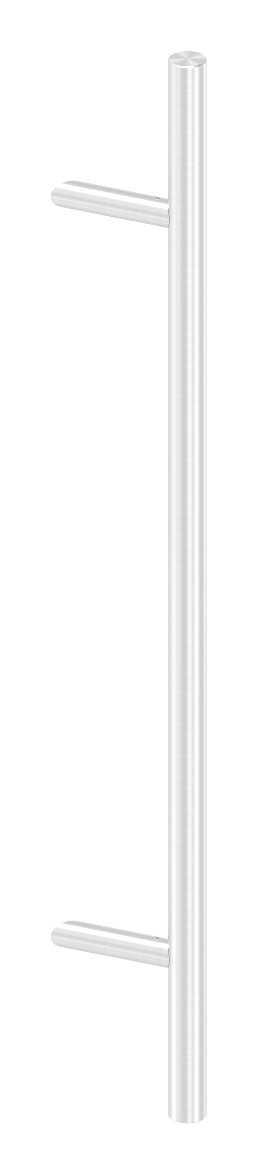 Stoßgriff inkl. Halter mit 45° Schräge 45° mit L: 1000mm, V2A Stoßgriff inkl. Halter mit 45° Schräge 45° mit L: 1000mm, V2A