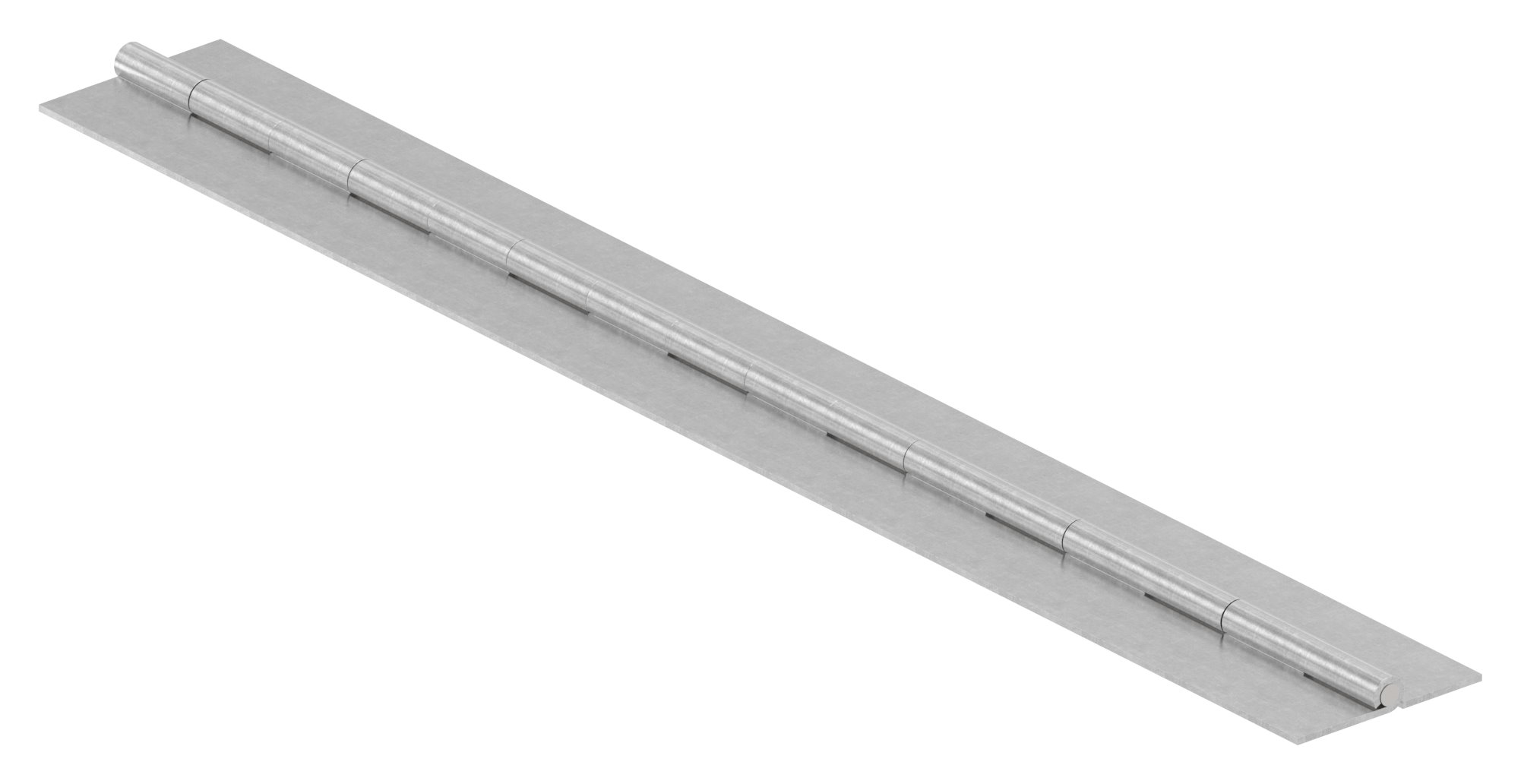Langes Scharnier zum Anschweißen, 60 x 2,0 x 1980mm, roh