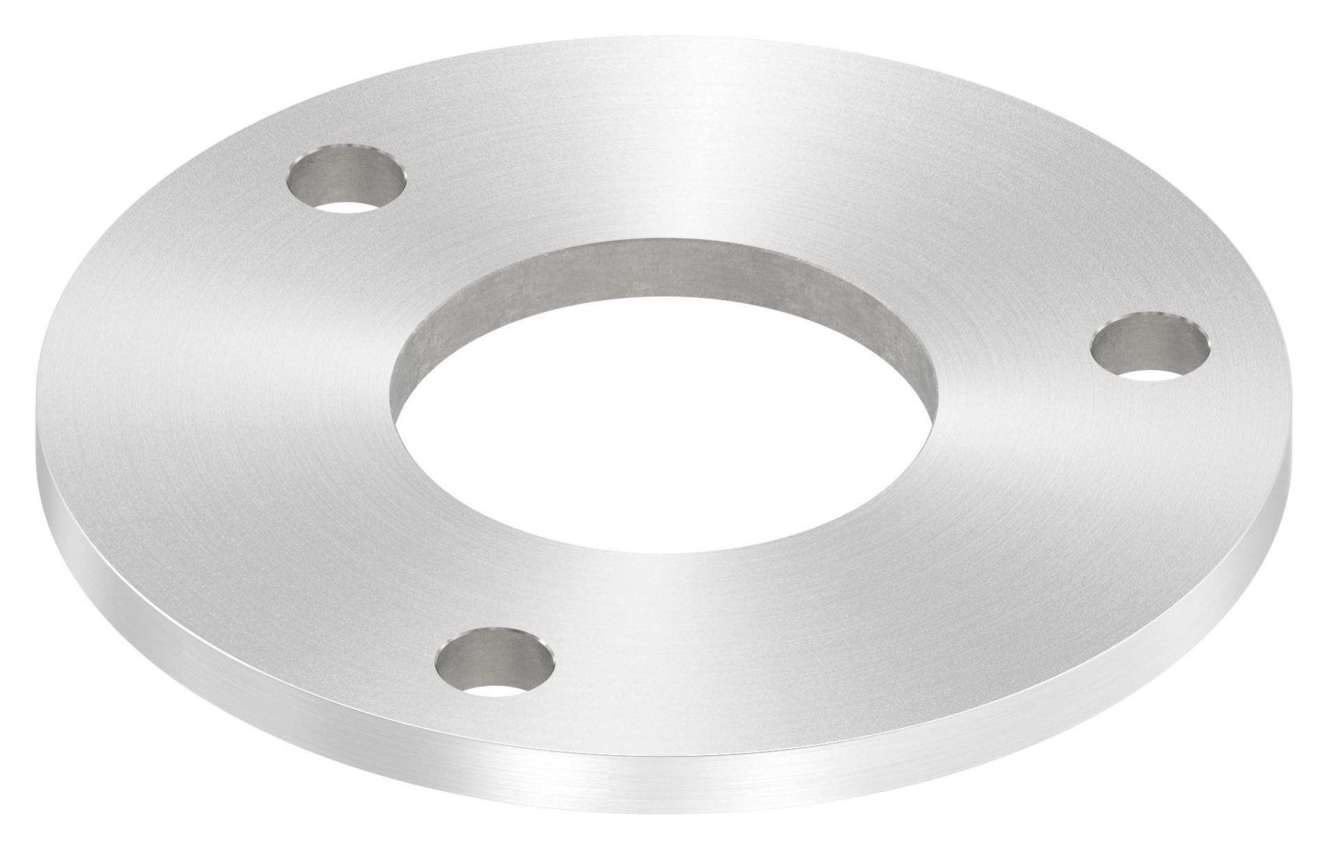 Ankerplatte Ø 140x8mm, mit Rundschliff, V2A