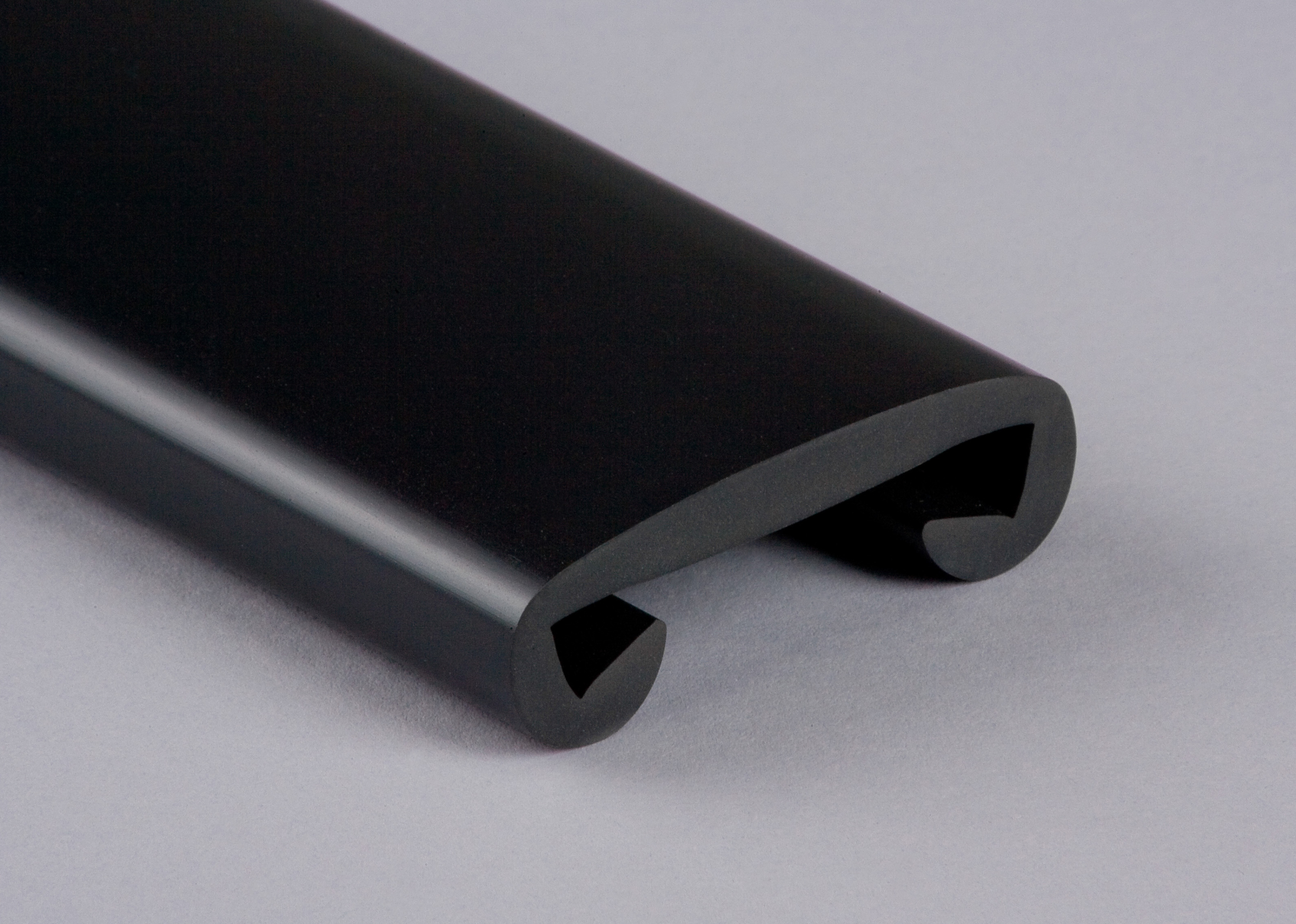 Kunststoffhandlauf für 50x8mm, schwarz