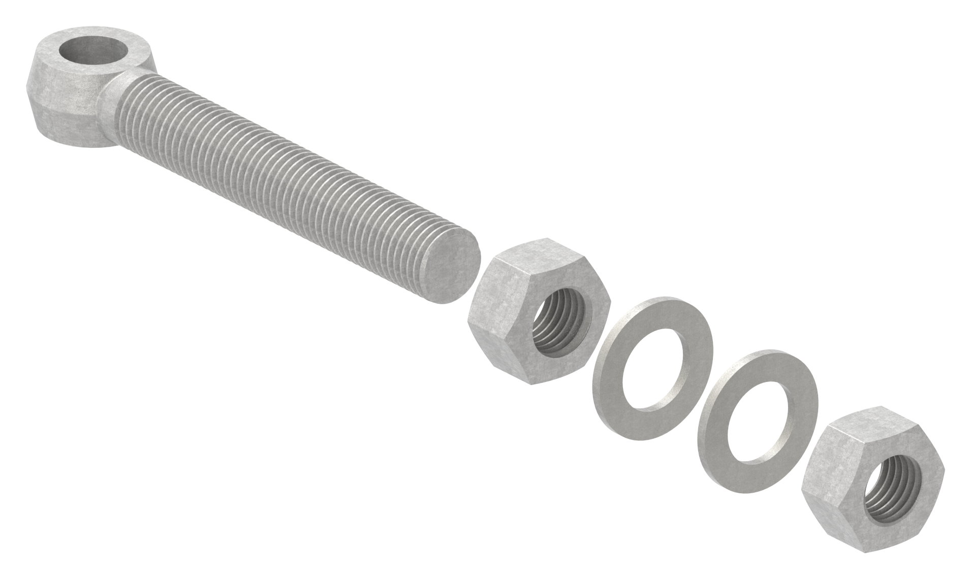 Augenschraube von Torband 121-M24, feuerverzinkt