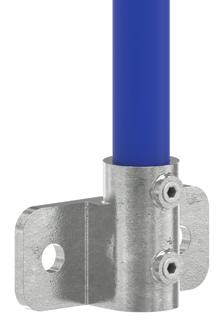 Wandhalter mit 2 Bohrungen, für Rohr Ø 33,7mm