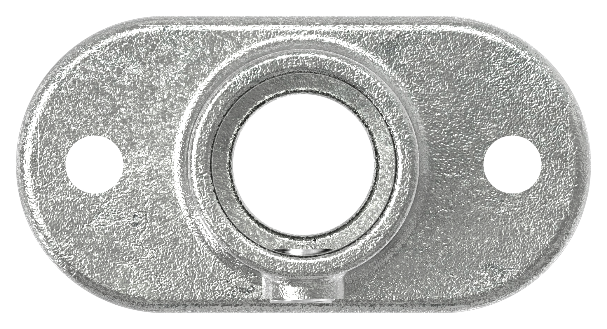 Wandhalter mit 2 Bohrungen, für Rohr Ø 42,4mm