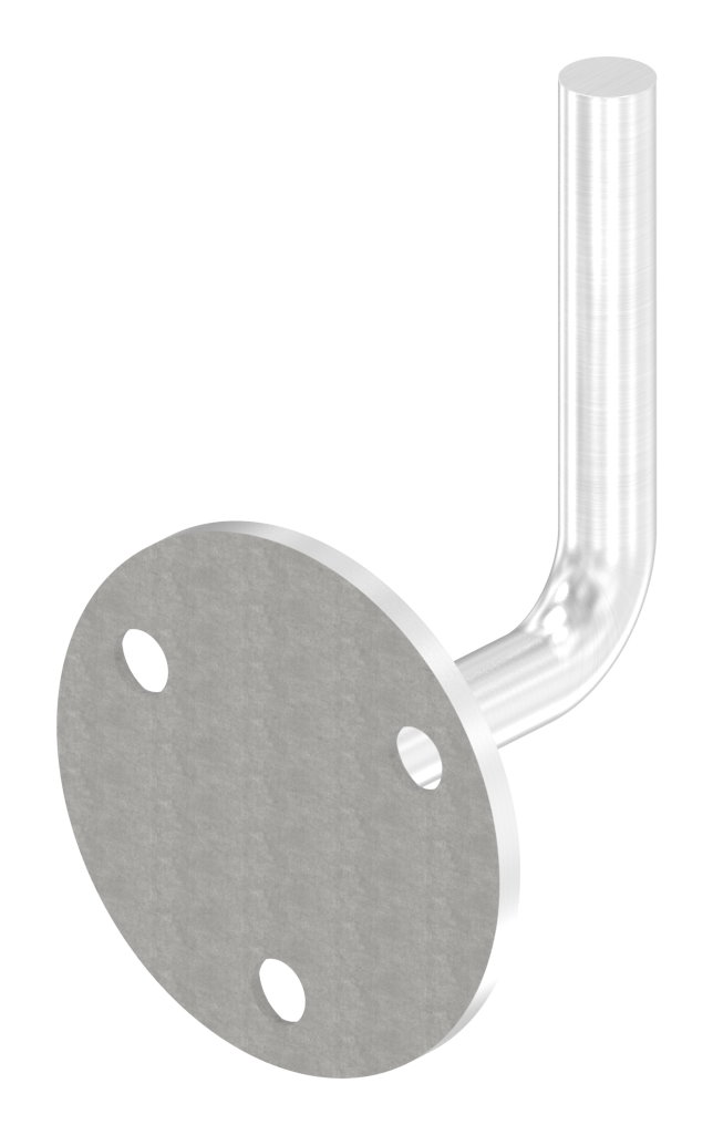 Handlaufhalter zum Anschweißen (Ronde und Bügel verschweißt), V2A