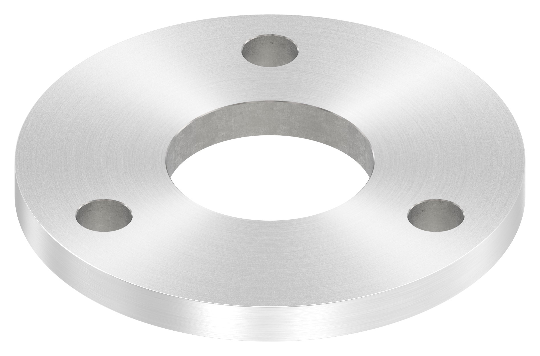 Ankerplatte Ø 120x10mm, mit Rundschliff, V2A