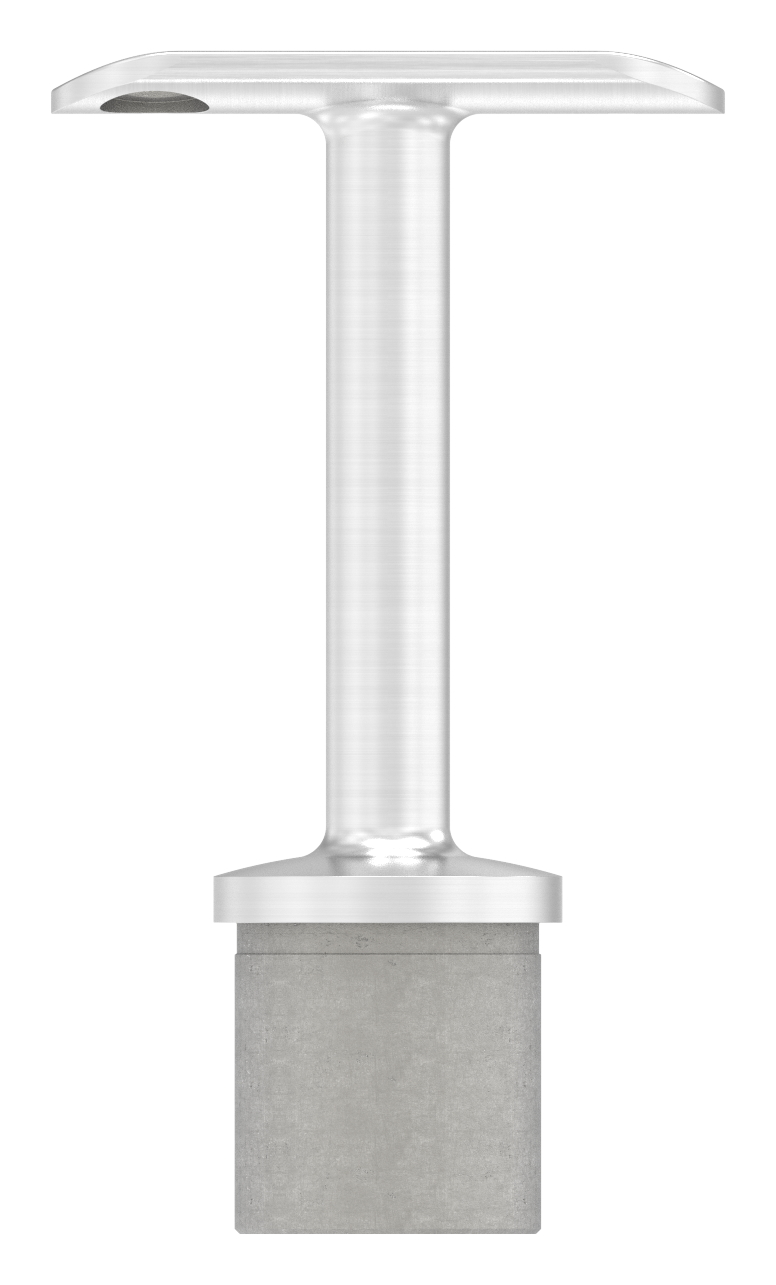 Rohrabschlussstopfen für Rohr 33,7x2,0mm, Handlaufanschlussplatte: 42,4mm, V2A
