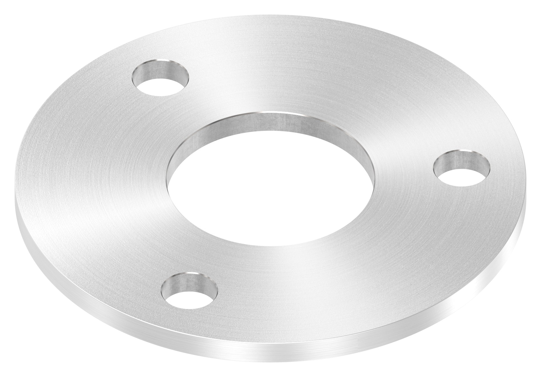 Ankerplatte Ø 120x6mm, mit Rundschliff, V2A