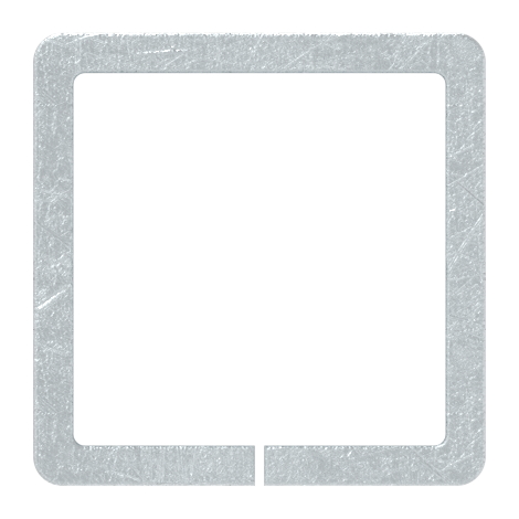 Ausgleichshülse von 8x8 auf 10x10mm, verzinkt Ausgleichshülse von 8x8 auf 10x10mm, verzinkt