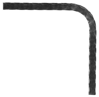 Untergurtkrümmer S235JR, 25x8mm, 90 Grad