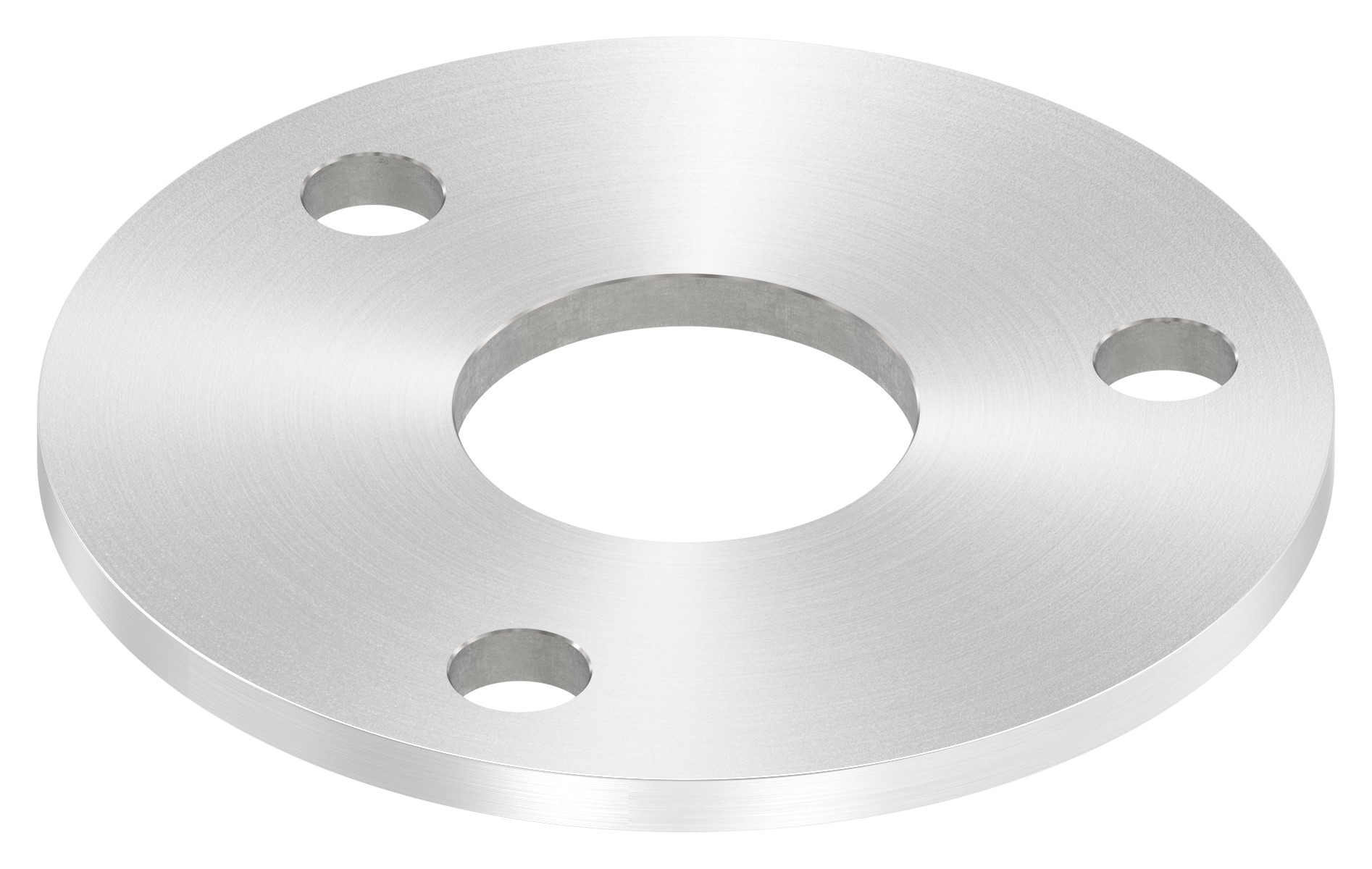 Ankerplatte Ø 120x6mm, mit Rundschliff, V2A