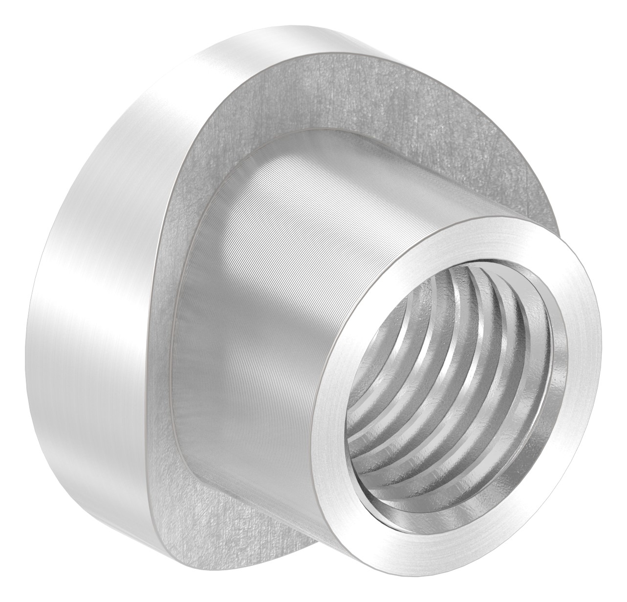 Gewindehülse, passend zu Torband 120-M16-VA, für Rohr 42,4mm, V2A Gewindehülse, passend zu Torband 120-M16-VA, für Rohr 42,4mm, V2A