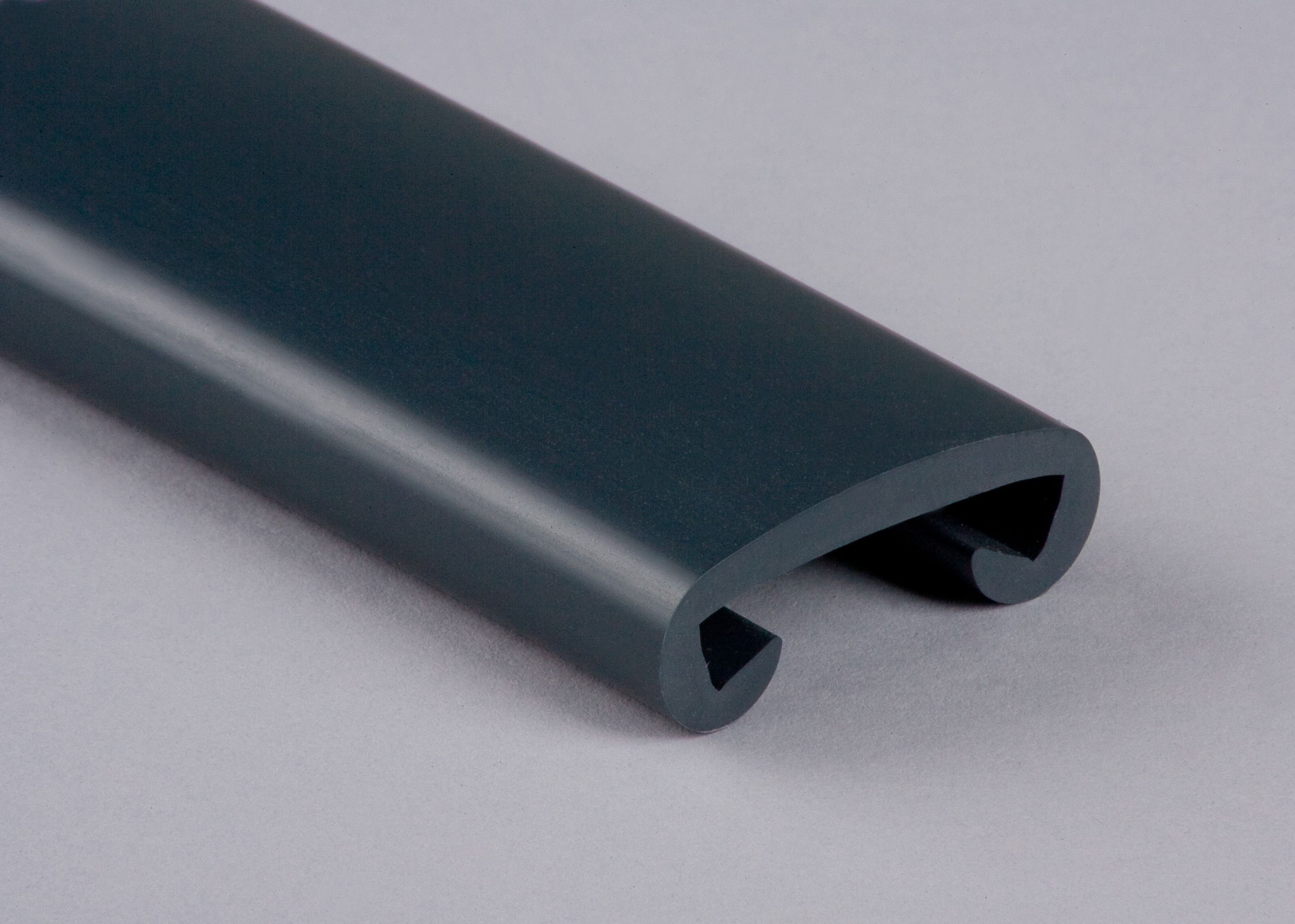Kunststoffhandlauf für 30x8mm, anthrazitgrau
