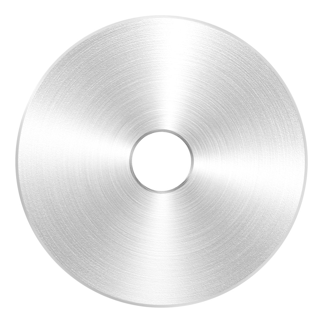 Unterteil Ø 52 mm, mit Durchgangsbohrung , t: 50mm, V2A