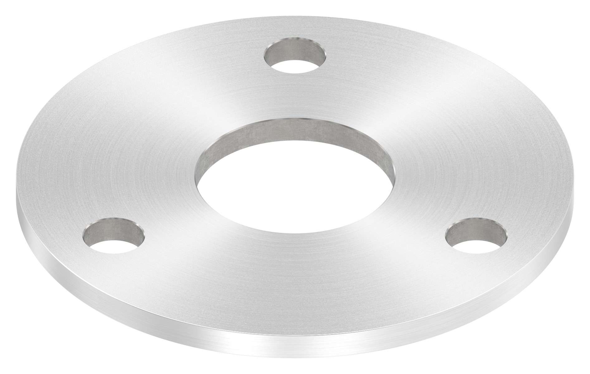 Ankerplatte Ø 120x6mm, mit Rundschliff, V2A