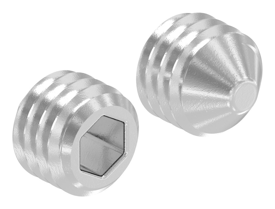 Gewindestift M5x5, V2A, DIN 914 / ISO 4027 Gewindestift M5x5, V2A, DIN 914 / ISO 4027