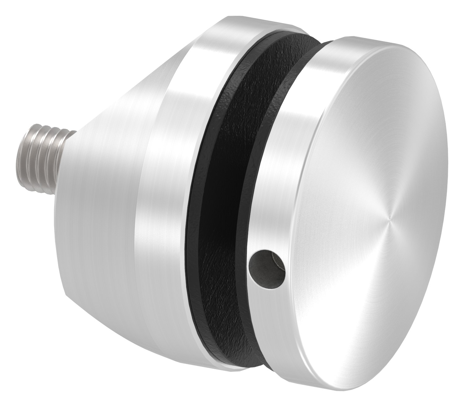 Glaspunkthalter 52mm, Anschluss: 42,4mm, V4A