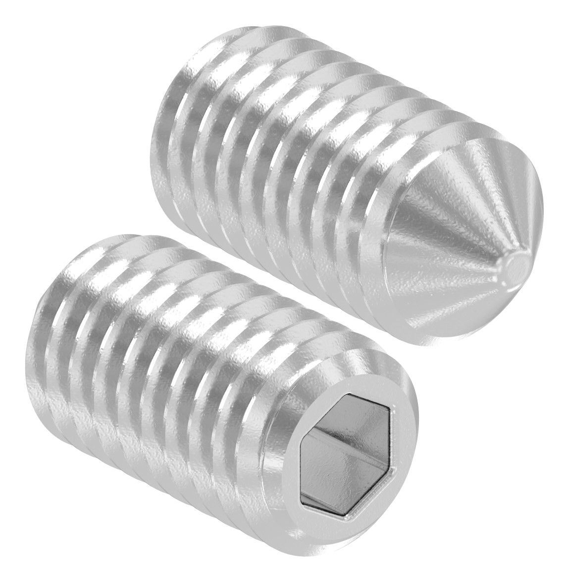 Gewindestift M5x10, V2A, DIN 914 / ISO 4027 Gewindestift M5x10, V2A, DIN 914 / ISO 4027