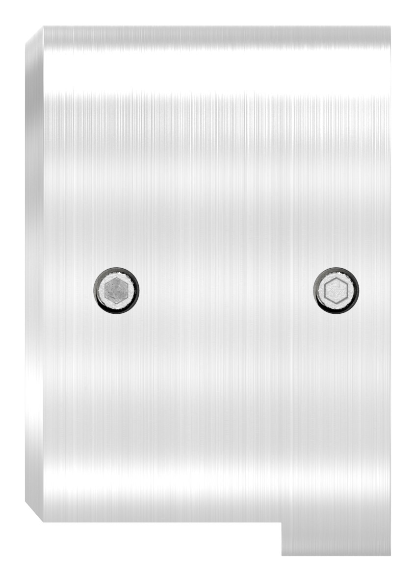 Wandbefestigung für Nutrohr 48,3mm, rechts, V4A