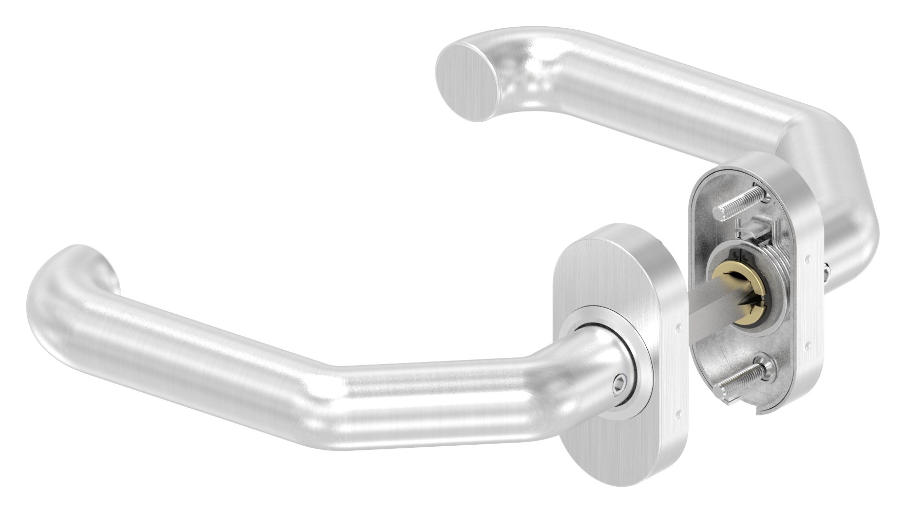 Türdrücker-Paar, V2A