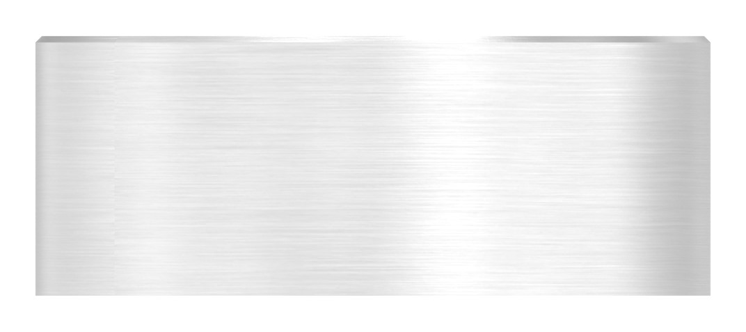 Unterteil Ø 52 mm, mit Durchgangsbohrung , t: 20mm, V2A