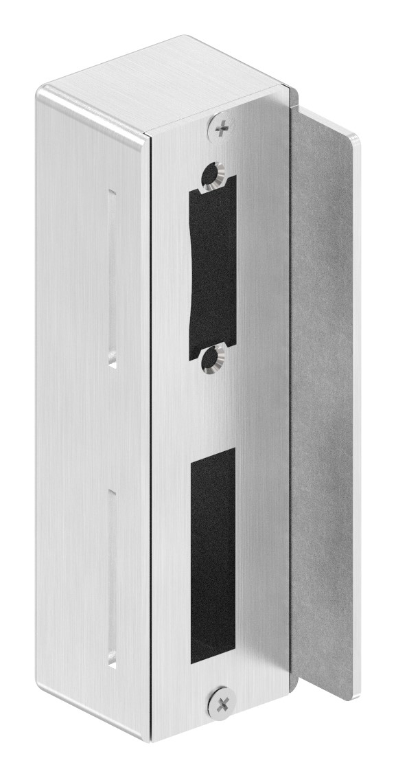 Edelstahlgegenkasten eckig, für Abstand 72mm, 50mm, V2A Edelstahlgegenkasten eckig, für Abstand 72mm, 50mm, V2A