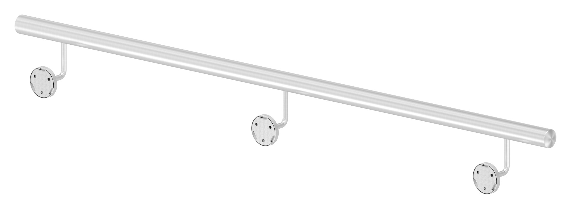 Handlauf, montagefertig, L: 1500mm, V2A