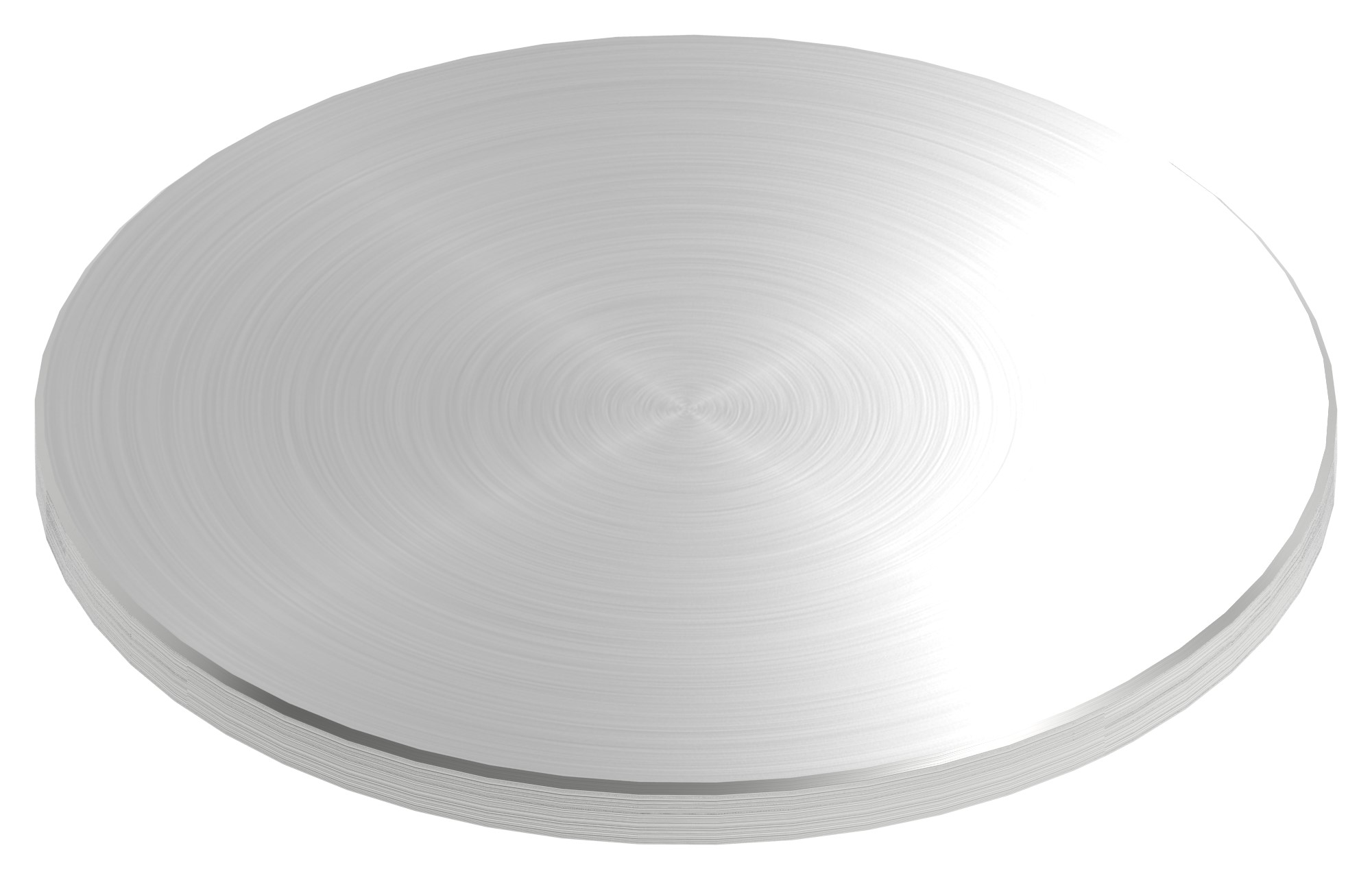 Ronde Ø 150x8mm, mit Rundschliff und Fase, V2A