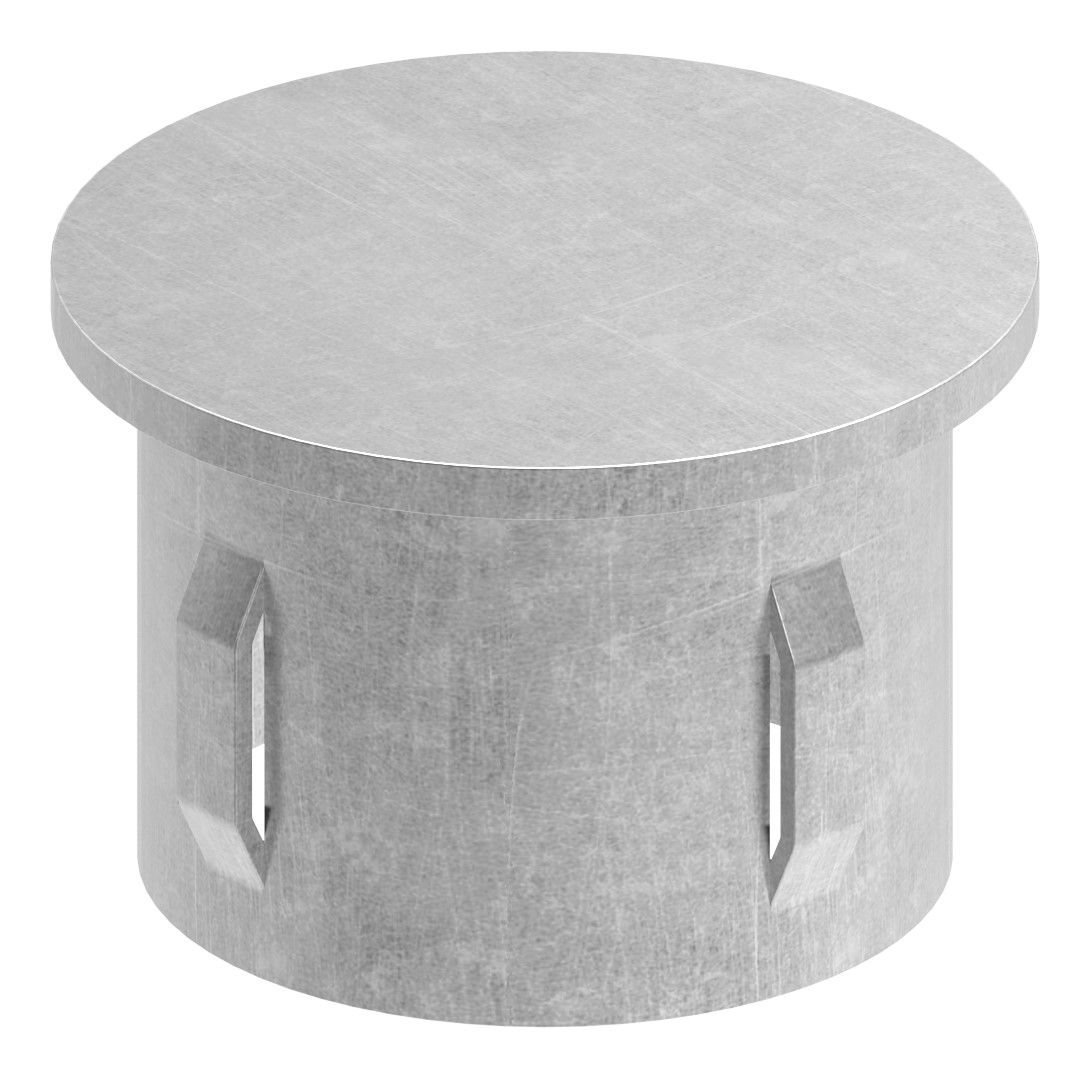 Stahleinschlagkappe, für Rohr 42,4mm